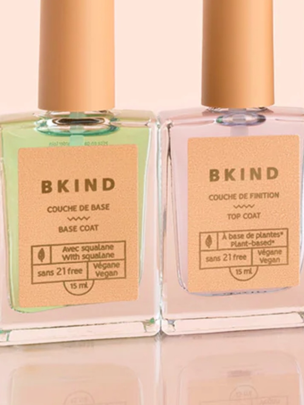 BKIND Nail Care Duo - Base and Top Coat